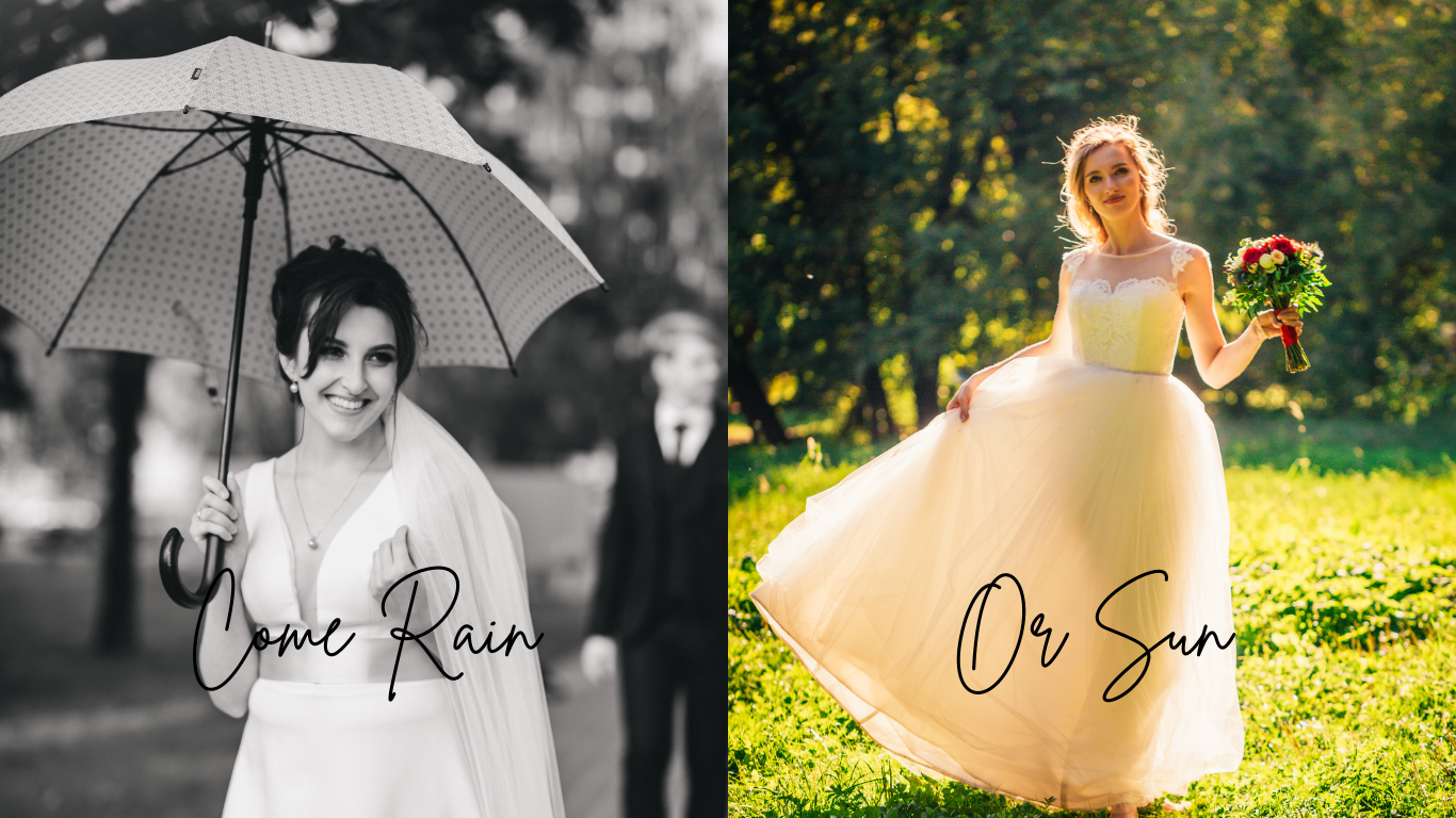 How to Weather Proof Your Wedding: Tips for a Stress Free Celebration, Rain or Shine