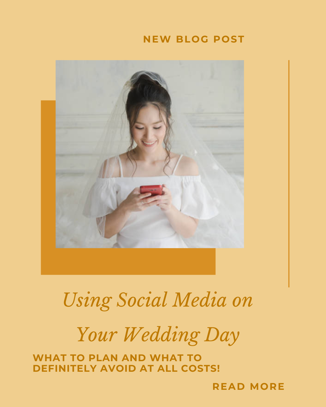 Using Social Media on Your Wedding Day: What to Plan and What to Definitely Avoid at All Costs!